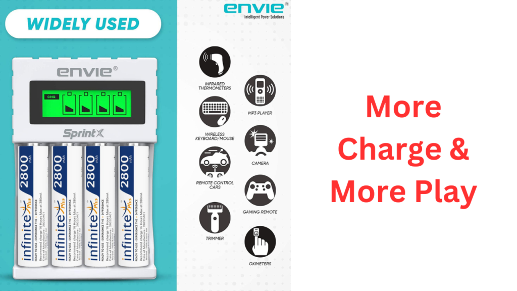 Rechargeable Battery With Charger