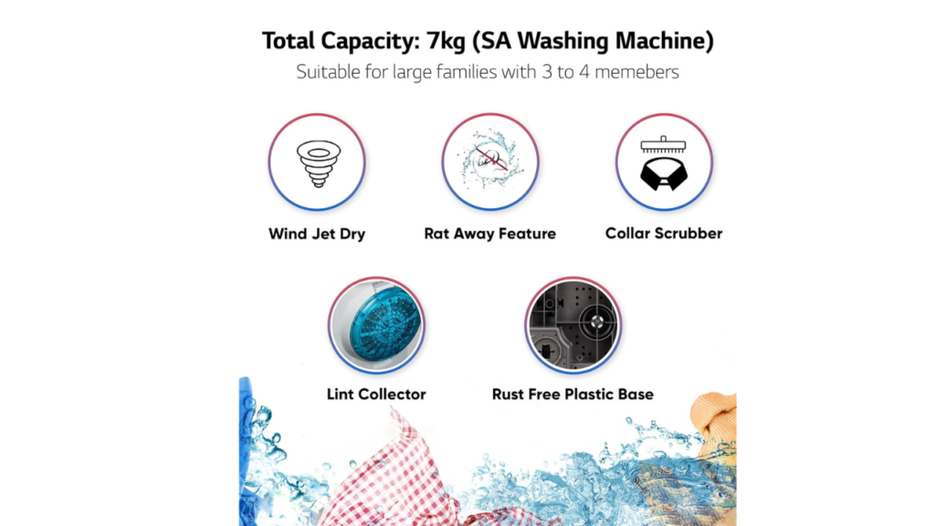 LG Semi Automatic Washing machine